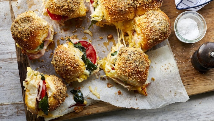 One Tray Ham & Cheese Sliders