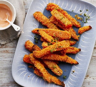 Spicy Panko Crumbed Carrots