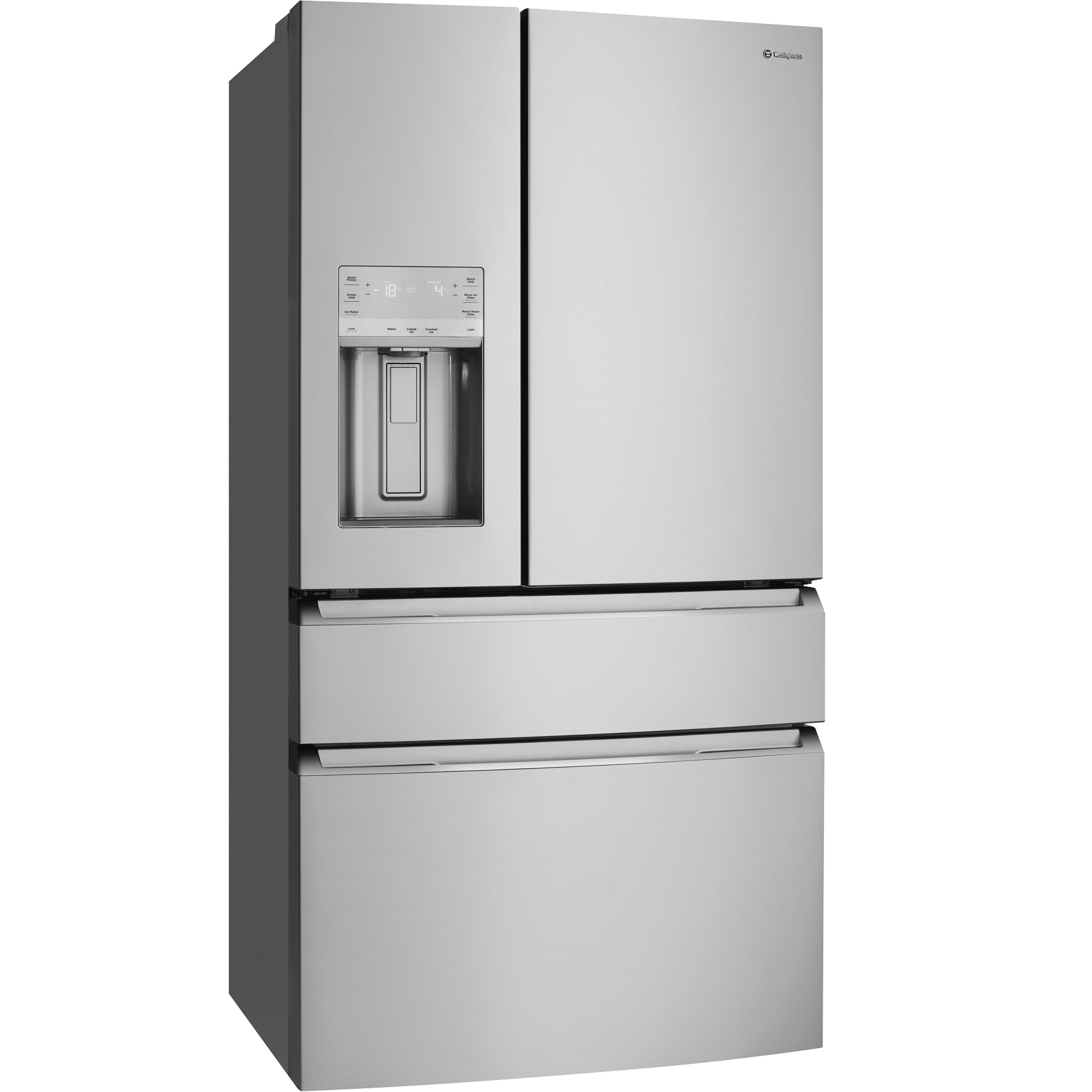 619L French door fridge- Stainless steel - WHE6270SB | Westinghouse ...
