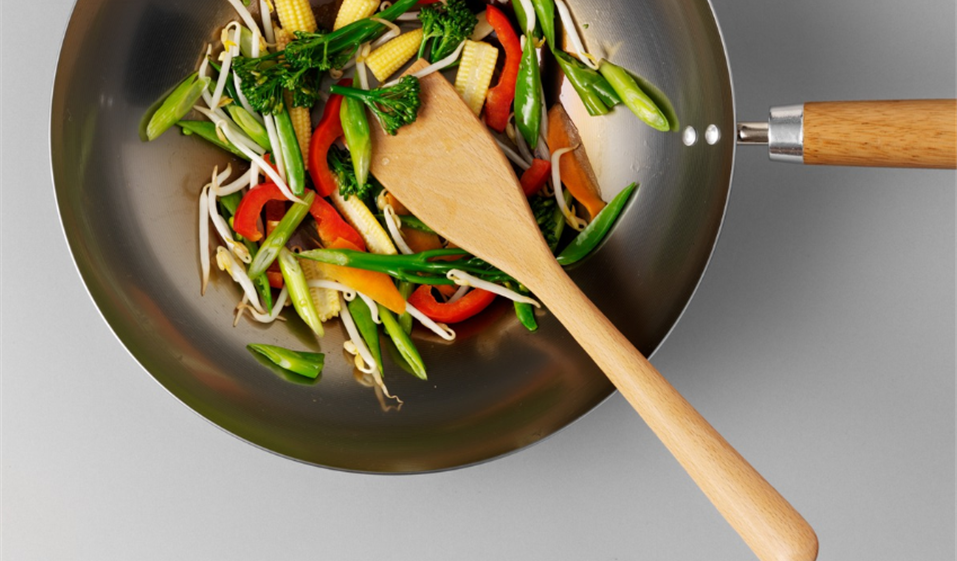 A hotter wok helps bring out the flavour