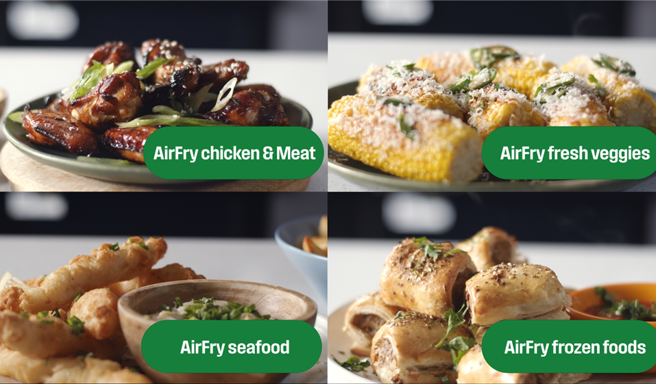 AirFry for that perfect, crunch