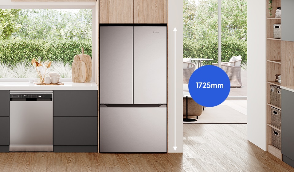 565L French door fridge, stainless look - WHE5600SD | Westinghouse