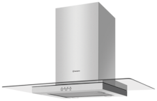 90cm Canopy rangehood, stainless steel