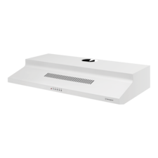 90cm fixed white rangehood.