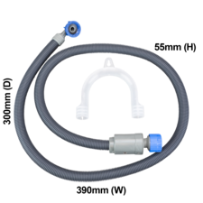 Universal Dual Layer Anti-Flood Inlet Hose - 1.5m