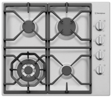 60cm 4 burner stainless steel gas cooktop
