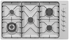 90cm 5 burner stainless steel gas cooktop
