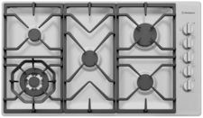 90cm 5 burner stainless steel gas cooktop