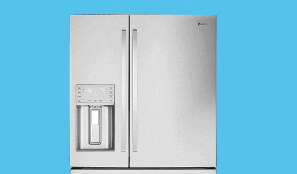 565L French door fridge - Stainless steel