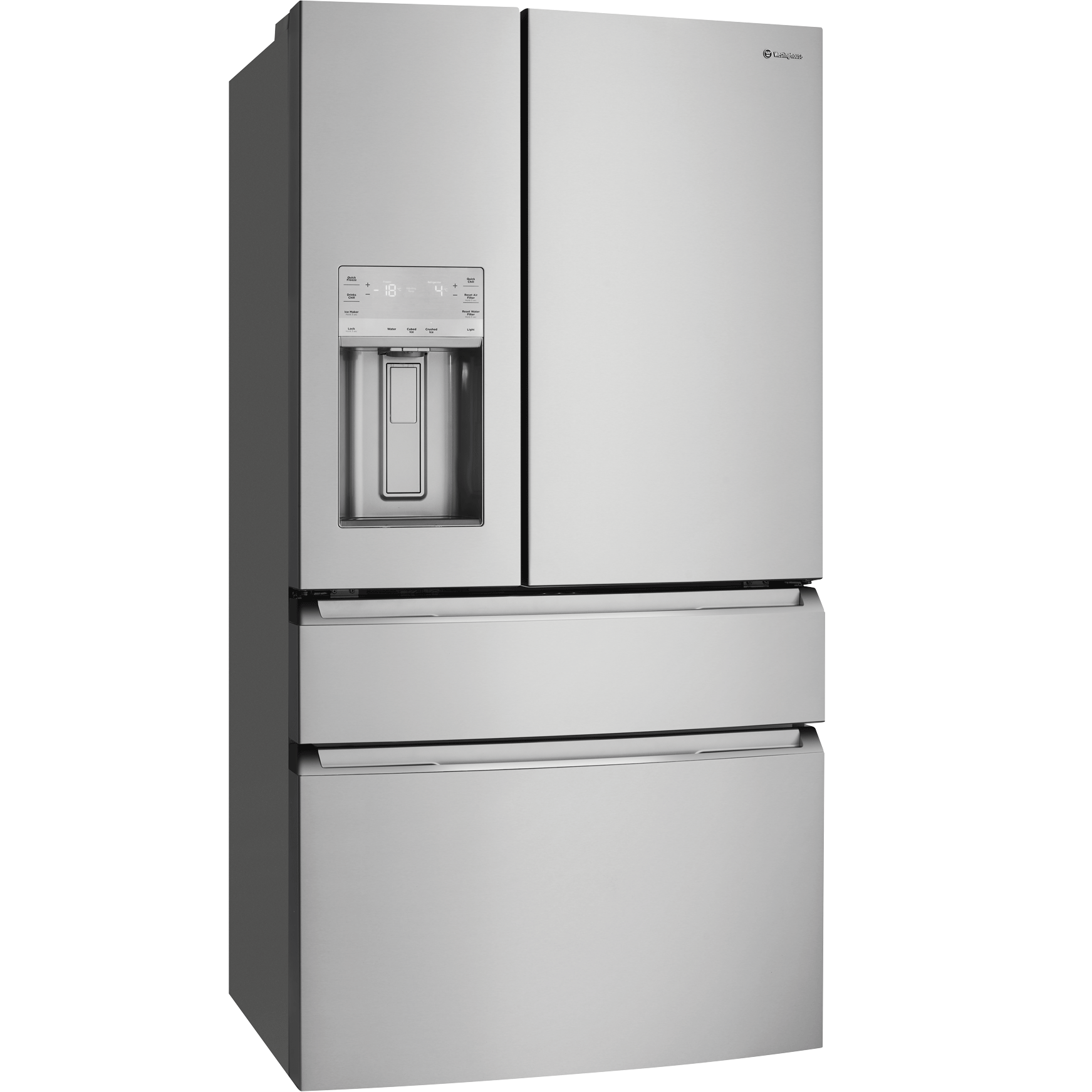 609L French door fridge - Stainless steel - WHE6170SB | Westinghouse ...