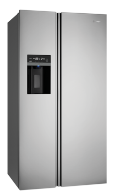 596L side by side fridge - Silver