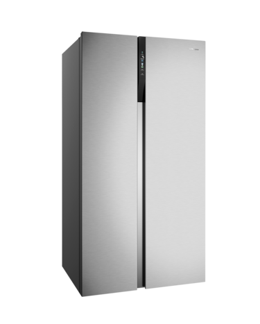 624L side by side fridge - Silver