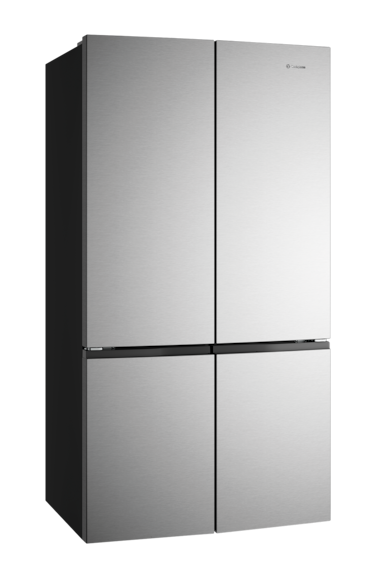 547L quad door fridge - Stainless look