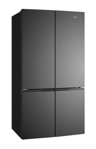 547L quad door fridge - Matte Black