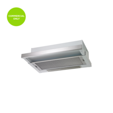 60cm slide-out rangehood, stainless steel