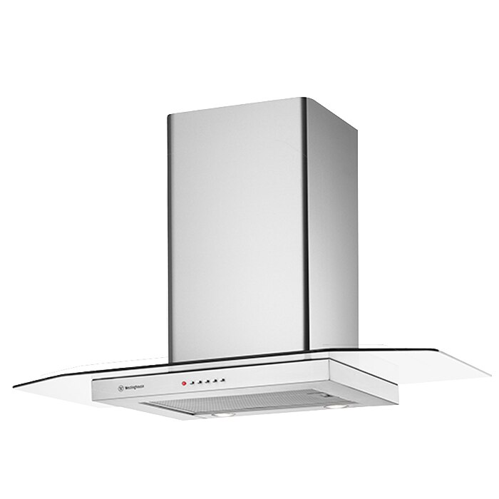 90cm flat glass canopy rangehood - WRG920FGS | Westinghouse Australia